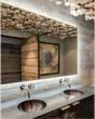 Ý tưởng thiết kế trần phòng tắm phong cách hiện kết hợp cổ điển